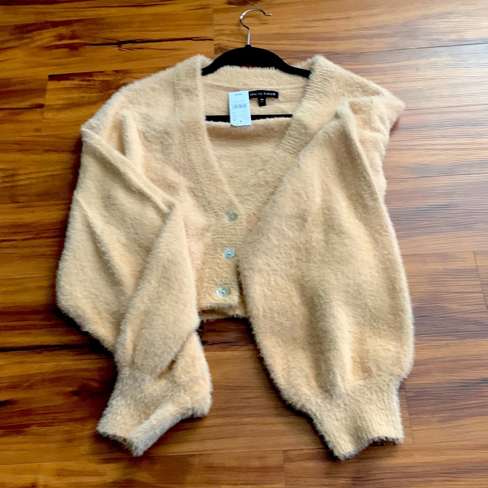 V neck three button Kendall & Kylie nylon & acrylic blend soft /little fuzzy